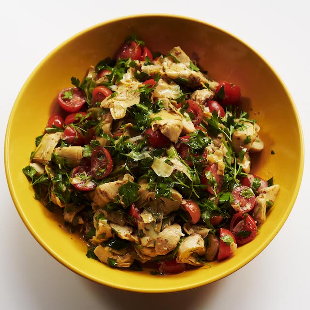 Roasted Artichoke Salad